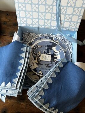 NWT - House of Palmer - The Blue Grotto Bundle - Outdoor Flatware